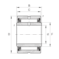 LS NA4906-2RSR, ߴϵ 49ɂ(c)ܷ